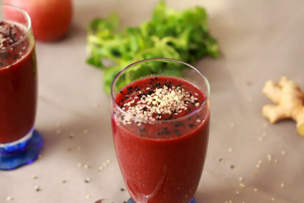 Roter Antihistamin-Smoothie