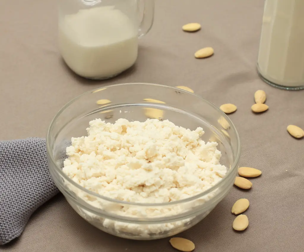 Selbstgemachter Mandel-Ricotta &amp; Mandelmilch – Die gesunde Linie