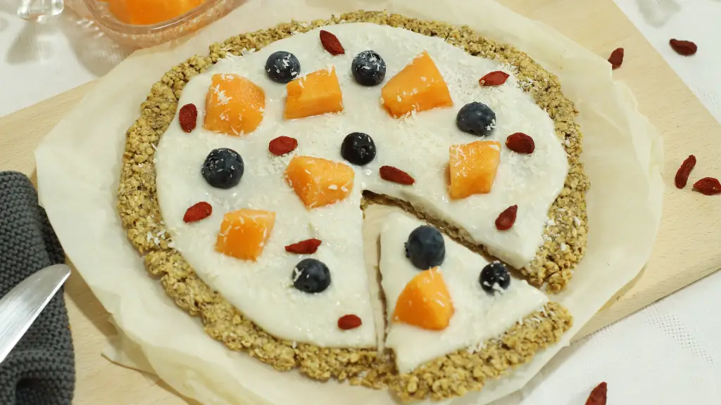 Glutenfreie Frühstücks-Pizza mit Honigmelone & Beeren