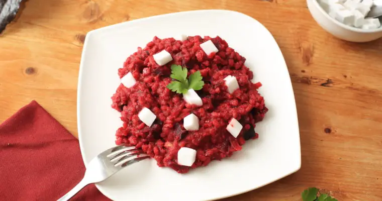 Cremiges Rote-Rüben-Orzotto
