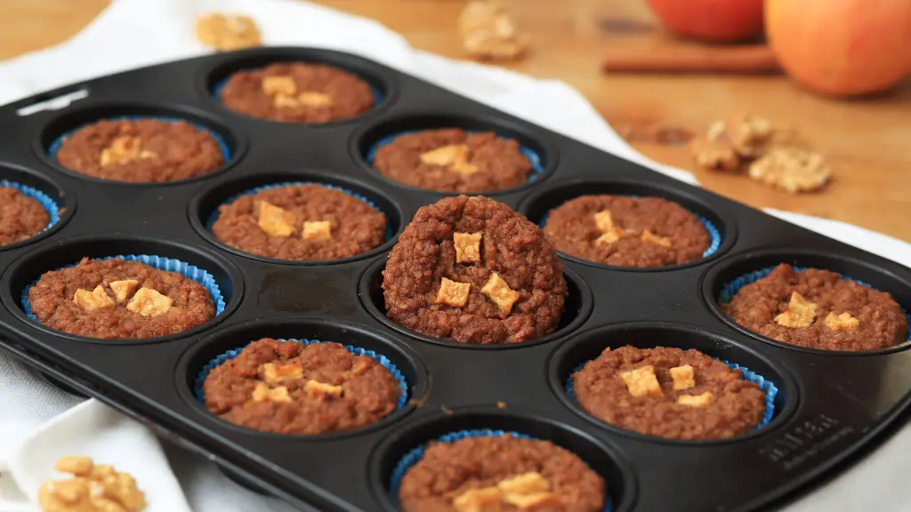 Glutenfreie Apfel-Nuss-Zimt-Muffins