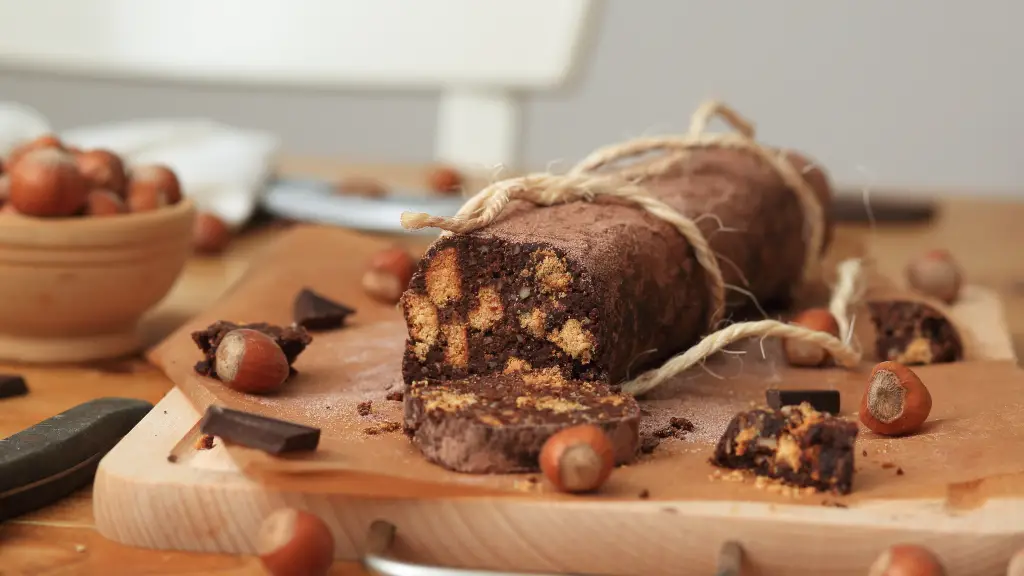 Salame di cioccolato (Schokoladen-Salami) – Die gesunde Linie